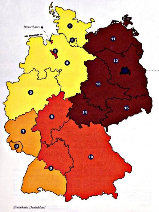 Karte brd Neu eine H�lfte